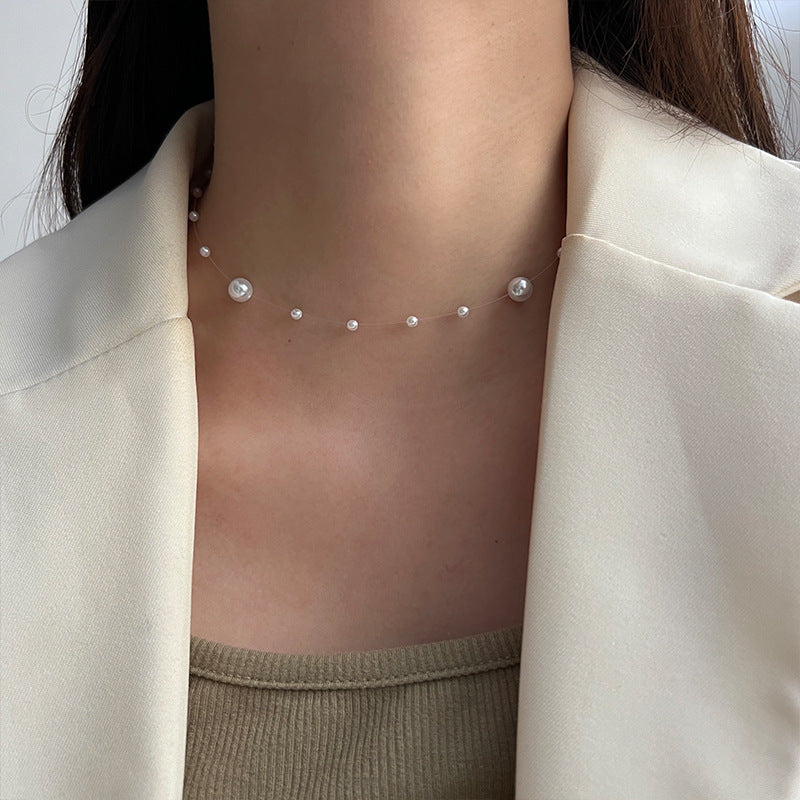 Baby's Breath Pearl Elegant Light-Luxury Necklace