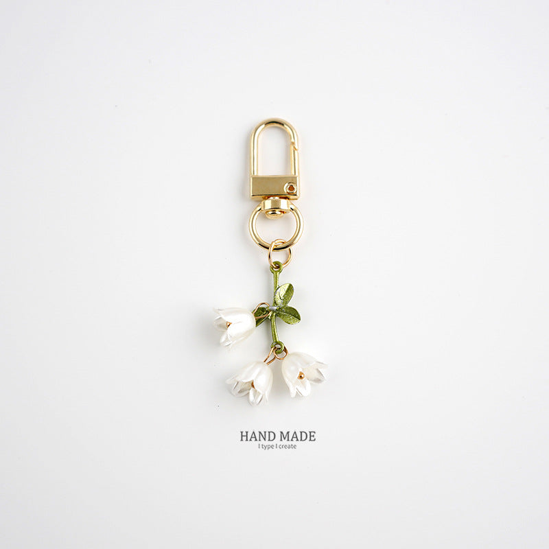 Phone Chain Flower Backpack Keychain Pendant