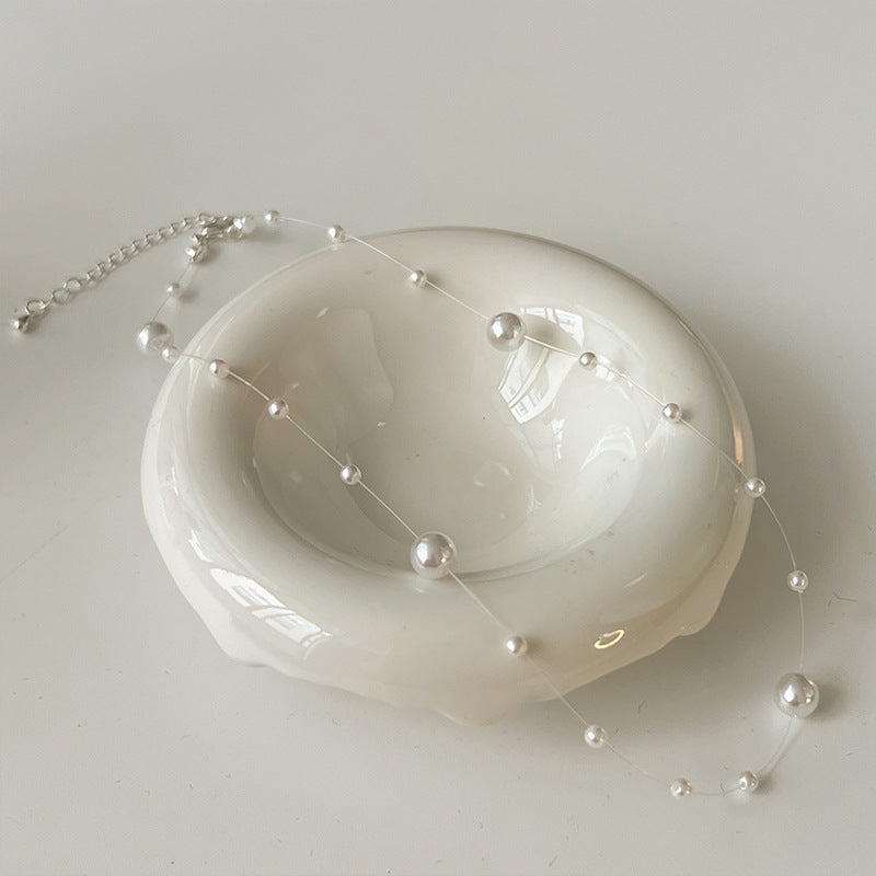 Baby's Breath Pearl Elegant Light-Luxury Necklace