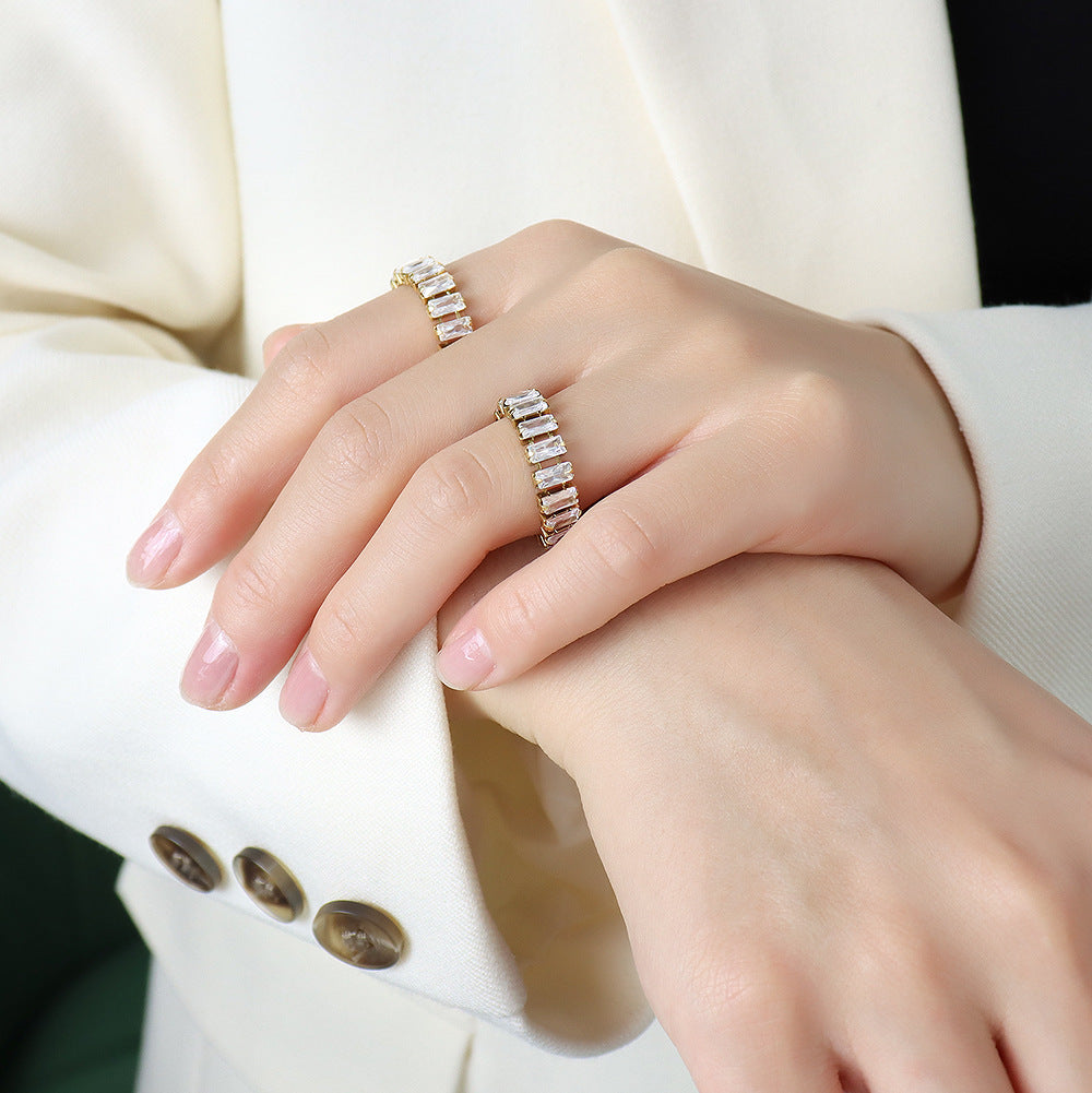 Stylish And Unique Exquisite Zircon Ring For Women